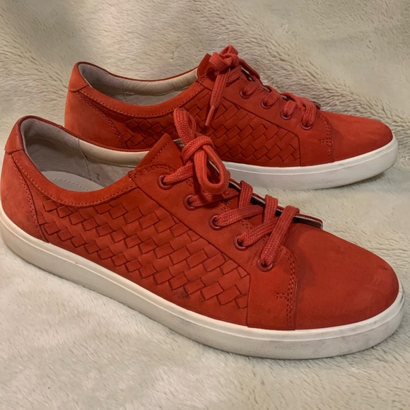 hotter Shoes - Hotter “Brooke” red leather sneakers size 11